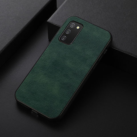 Funda Lujo Cuero Carcasa B06H para Samsung Galaxy A02s Verde