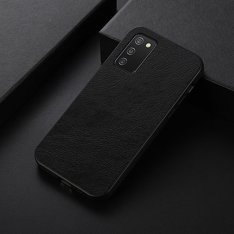 Funda Lujo Cuero Carcasa B06H para Samsung Galaxy A03s Negro