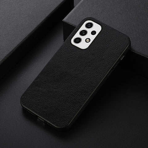 Funda Lujo Cuero Carcasa B06H para Samsung Galaxy A23 4G Negro