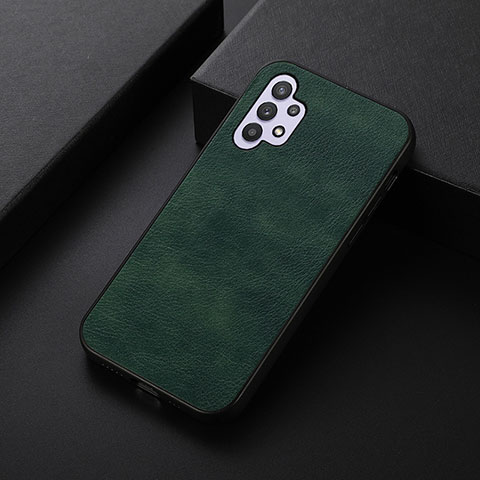 Funda Lujo Cuero Carcasa B06H para Samsung Galaxy A32 4G Verde