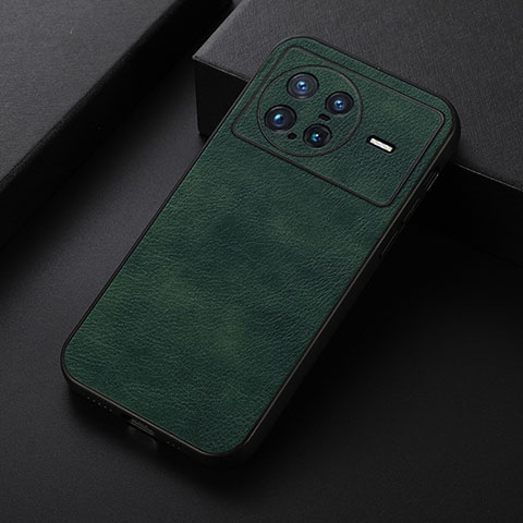 Funda Lujo Cuero Carcasa B06H para Vivo X Note Verde