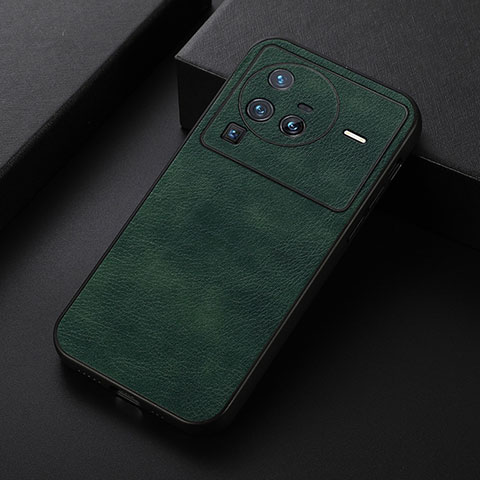 Funda Lujo Cuero Carcasa B06H para Vivo X80 Pro 5G Verde