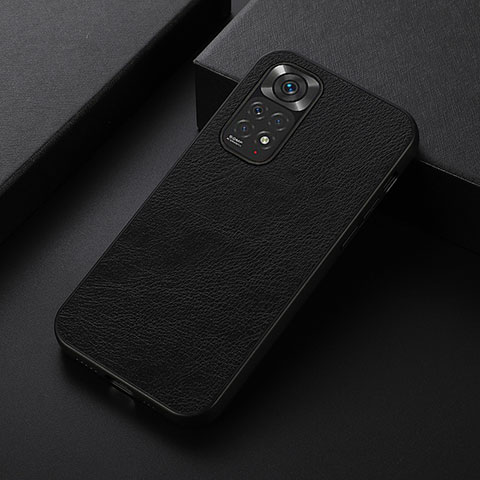 Funda Lujo Cuero Carcasa B06H para Xiaomi Redmi Note 11 4G (2022) Negro