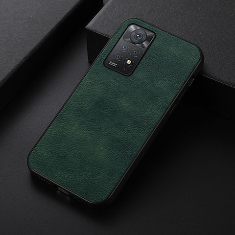 Funda Lujo Cuero Carcasa B06H para Xiaomi Redmi Note 11 Pro 5G Verde