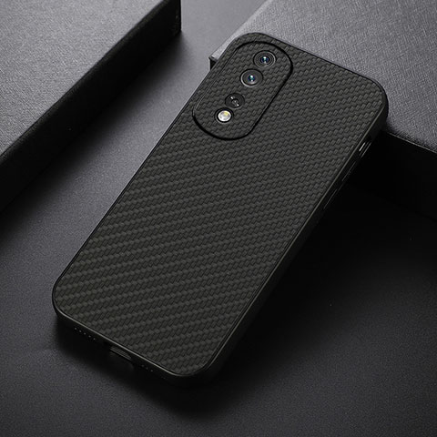 Funda Lujo Cuero Carcasa B07H para Huawei Honor 80 5G Negro