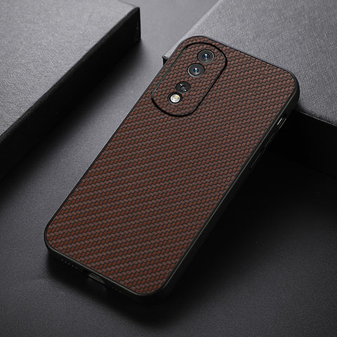 Funda Lujo Cuero Carcasa B07H para Huawei Honor 80 Pro 5G Marron