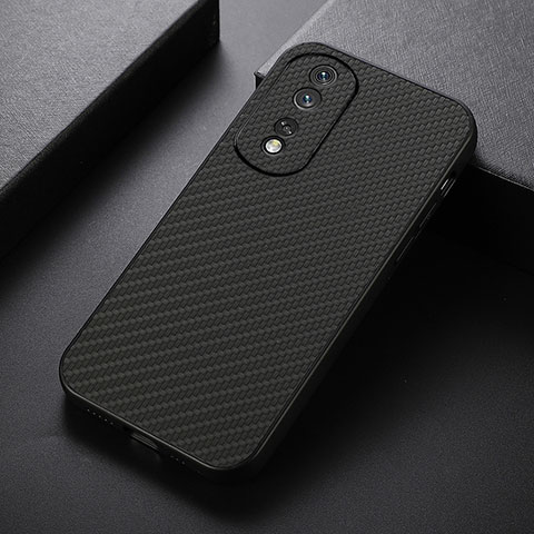 Funda Lujo Cuero Carcasa B07H para Huawei Honor 80 Pro 5G Negro