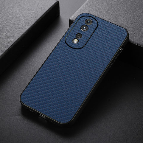 Funda Lujo Cuero Carcasa B07H para Huawei Honor 80 Pro Flat 5G Azul