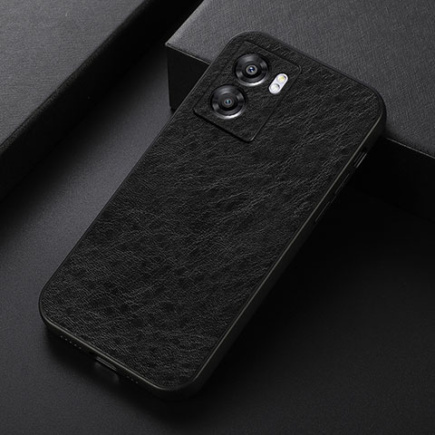 Funda Lujo Cuero Carcasa B07H para OnePlus Nord N300 5G Negro