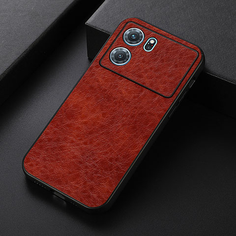 Funda Lujo Cuero Carcasa B07H para Oppo K10 5G Marron