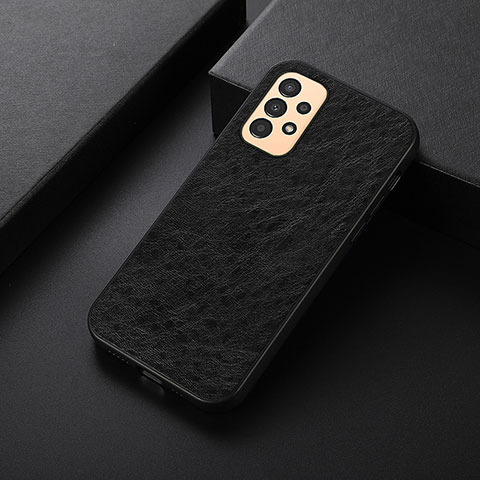 Funda Lujo Cuero Carcasa B07H para Samsung Galaxy A13 4G Negro