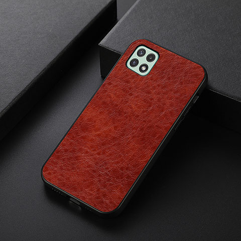 Funda Lujo Cuero Carcasa B07H para Samsung Galaxy A22s 5G Marron