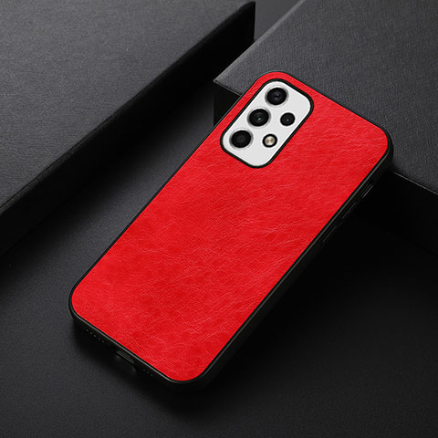 Funda Lujo Cuero Carcasa B07H para Samsung Galaxy A23 5G Rojo