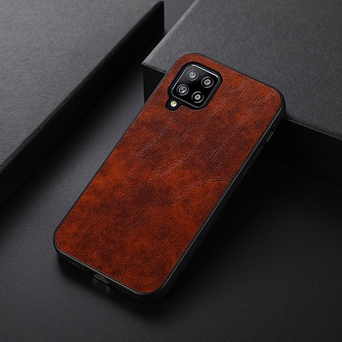 Funda Lujo Cuero Carcasa B07H para Samsung Galaxy A42 5G Rojo