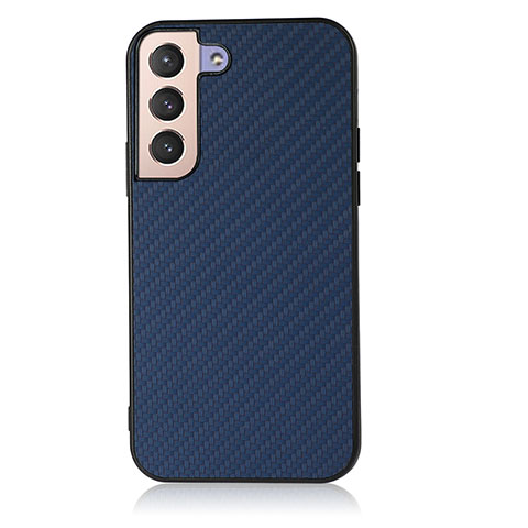 Funda Lujo Cuero Carcasa B07H para Samsung Galaxy S22 Plus 5G Azul