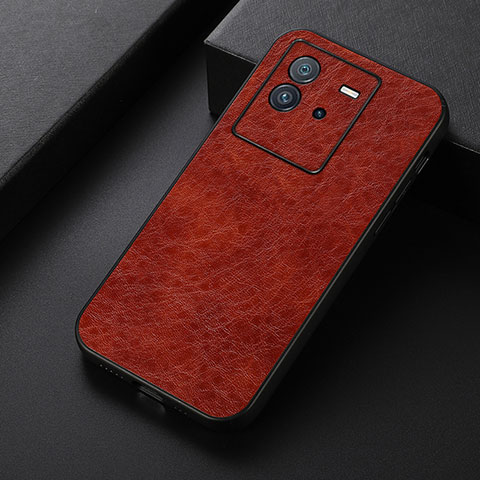 Funda Lujo Cuero Carcasa B07H para Vivo iQOO Neo6 5G Marron