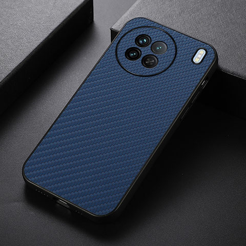 Funda Lujo Cuero Carcasa B07H para Vivo X90 5G Azul