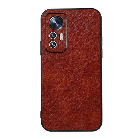 Funda Lujo Cuero Carcasa B07H para Xiaomi Mi 12 Pro 5G Marron