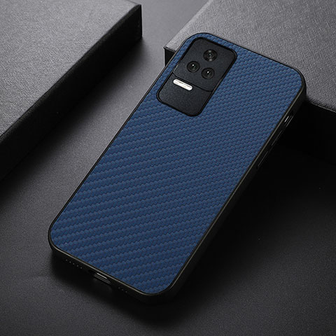 Funda Lujo Cuero Carcasa B07H para Xiaomi Redmi K40S 5G Azul