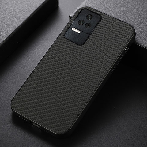 Funda Lujo Cuero Carcasa B07H para Xiaomi Redmi K50 Pro 5G Negro