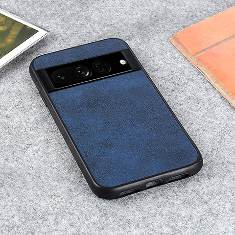 Funda Lujo Cuero Carcasa B08H para Google Pixel 7 Pro 5G Azul