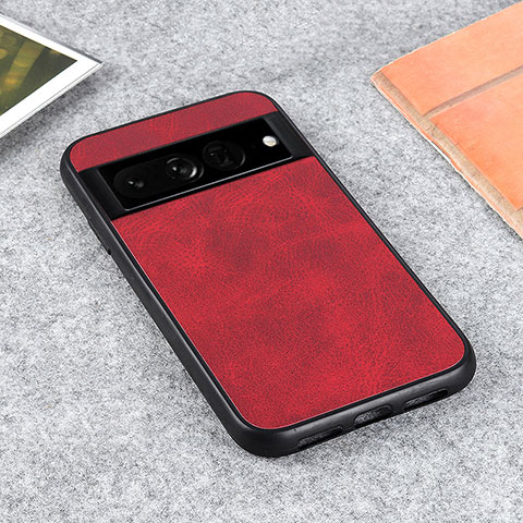 Funda Lujo Cuero Carcasa B08H para Google Pixel 7 Pro 5G Rojo