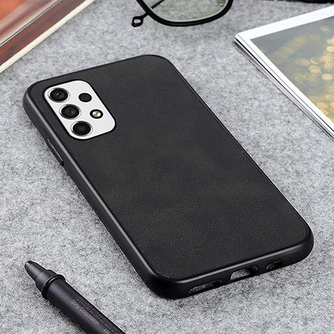 Funda Lujo Cuero Carcasa B08H para Samsung Galaxy A53 5G Negro