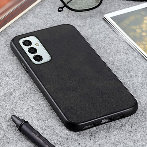 Funda Lujo Cuero Carcasa B08H para Samsung Galaxy M23 5G Negro