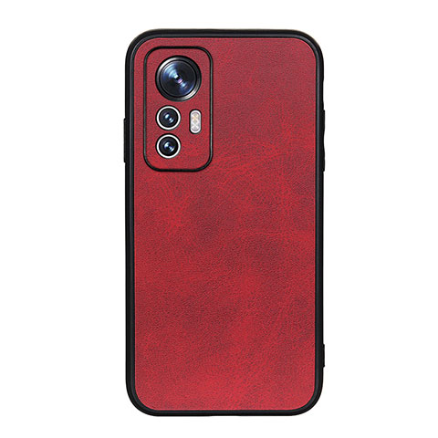 Funda Lujo Cuero Carcasa B08H para Xiaomi Mi 12 Lite 5G Rojo