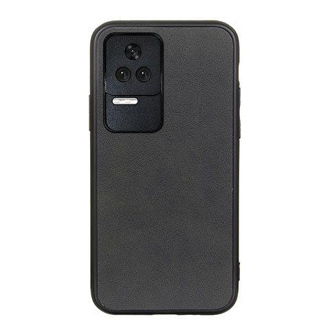 Funda Lujo Cuero Carcasa B08H para Xiaomi Redmi K50 5G Negro