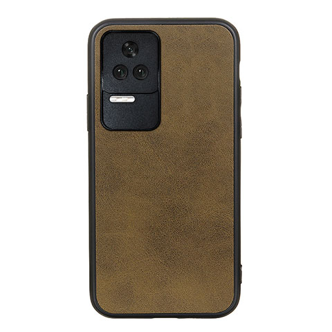 Funda Lujo Cuero Carcasa B08H para Xiaomi Redmi K50 5G Verde