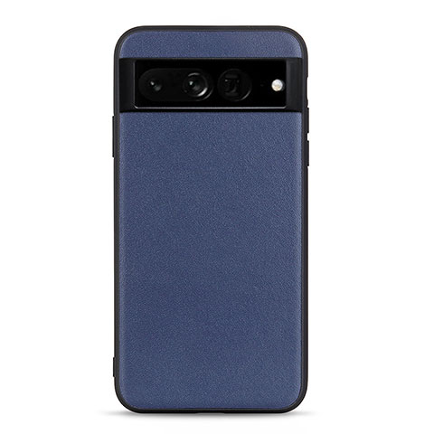 Funda Lujo Cuero Carcasa B10H para Google Pixel 7 Pro 5G Azul