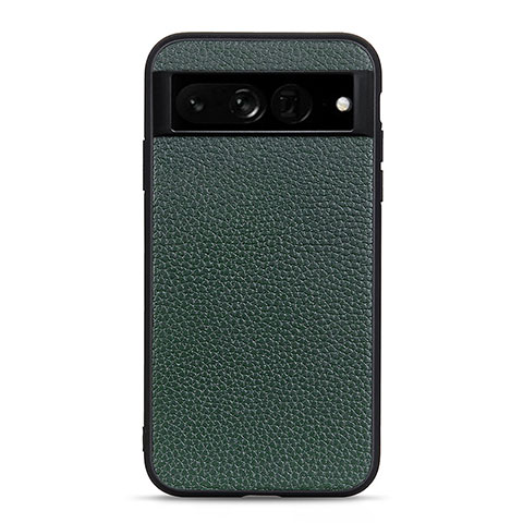 Funda Lujo Cuero Carcasa B11H para Google Pixel 7 Pro 5G Verde