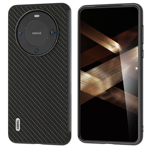 Funda Lujo Cuero Carcasa BH3 para Huawei Mate 60 Pro+ Plus Negro