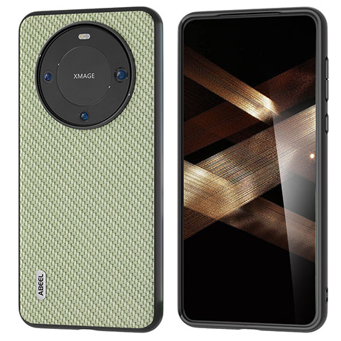 Funda Lujo Cuero Carcasa BH3 para Huawei Mate 60 Pro+ Plus Verde