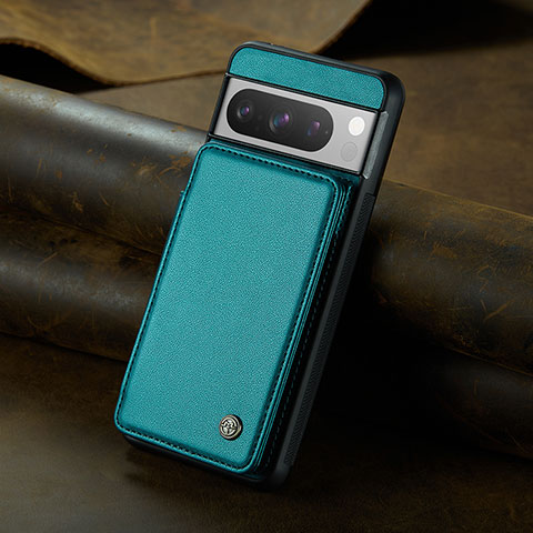 Funda Lujo Cuero Carcasa C02S para Google Pixel 8 Pro 5G Verde