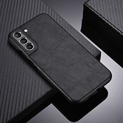 Funda Lujo Cuero Carcasa C06 para Samsung Galaxy S21 Plus 5G Negro