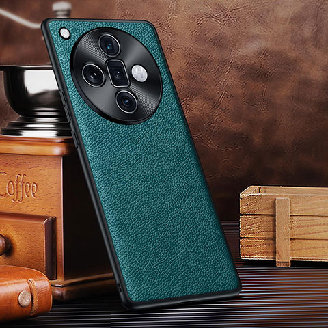 Funda Lujo Cuero Carcasa DL1 para Oppo Find X7 Ultra 5G Cian