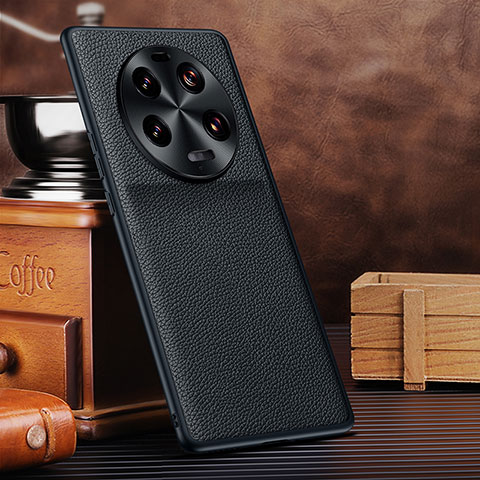 Funda Lujo Cuero Carcasa DL1 para Xiaomi Mi 13 Ultra 5G Negro