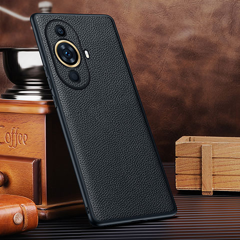 Funda Lujo Cuero Carcasa DL3 para Huawei Nova 11 Ultra Negro