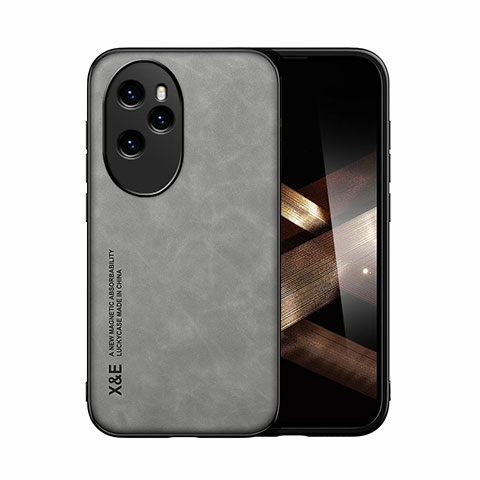 Funda Lujo Cuero Carcasa DY1 para Huawei Honor 100 Pro 5G Gris