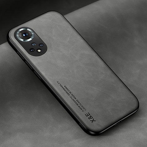 Funda Lujo Cuero Carcasa DY1 para Huawei Honor 50 Pro 5G Gris