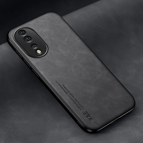 Funda Lujo Cuero Carcasa DY1 para Huawei Honor 80 5G Negro