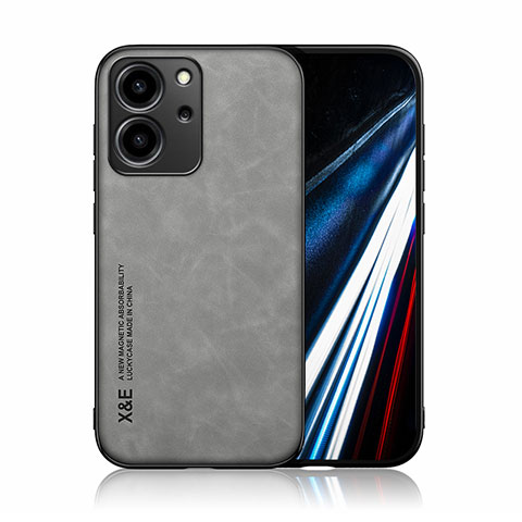 Funda Lujo Cuero Carcasa DY1 para Huawei Honor 80 SE 5G Gris