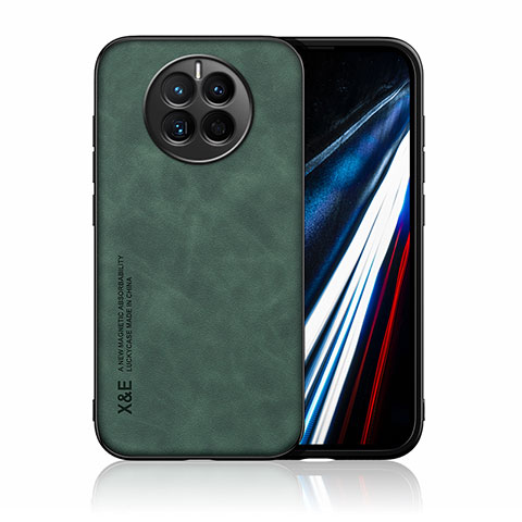 Funda Lujo Cuero Carcasa DY1 para Huawei Mate 50 Verde