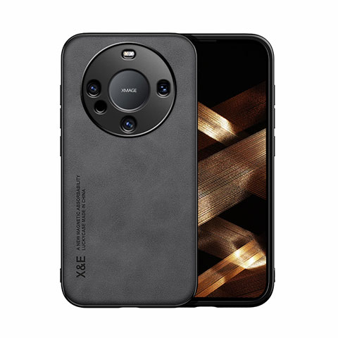 Funda Lujo Cuero Carcasa DY1 para Huawei Mate 60 Pro Negro