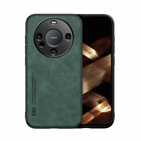 Funda Lujo Cuero Carcasa DY1 para Huawei Mate 60 Verde