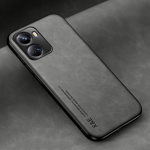 Funda Lujo Cuero Carcasa DY1 para Huawei Nova 10 SE Gris