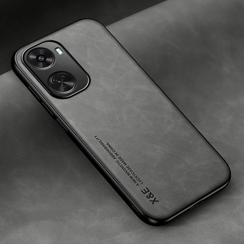 Funda Lujo Cuero Carcasa DY1 para Huawei Nova 11 SE Gris