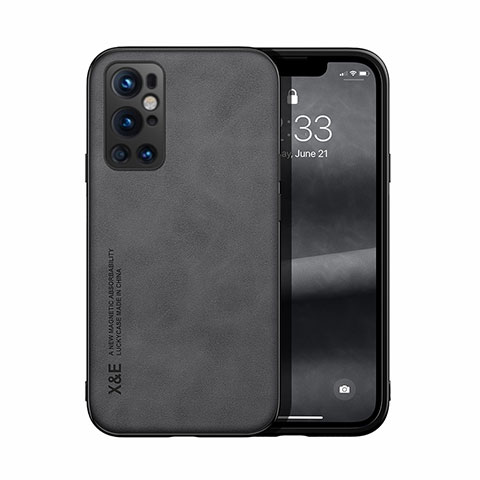 Funda Lujo Cuero Carcasa DY1 para OnePlus 9 Pro 5G Negro